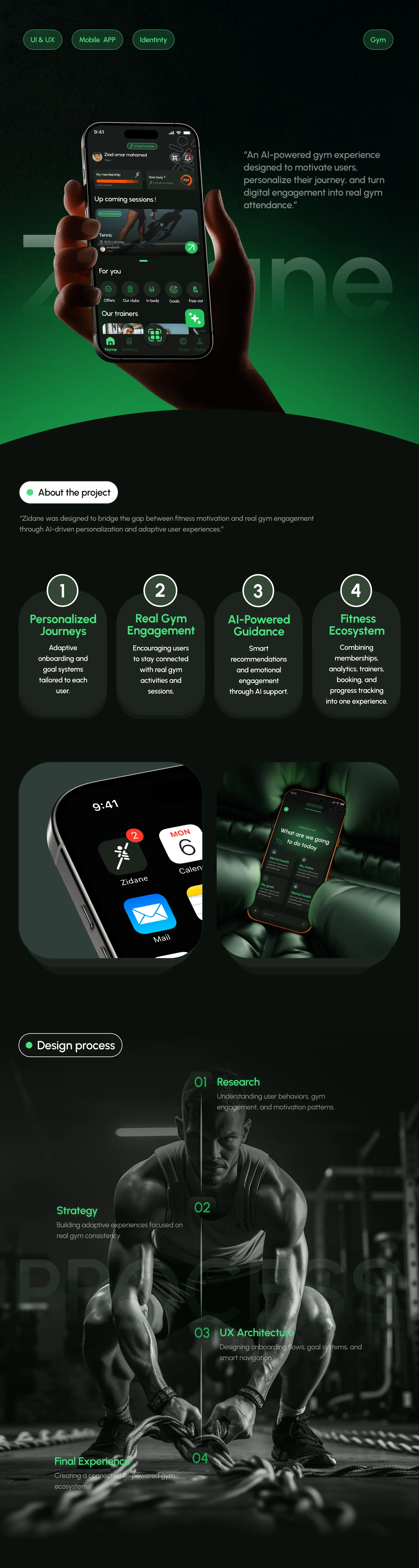Zidne App، صورة 01: Project overview: the four pillars and the design process