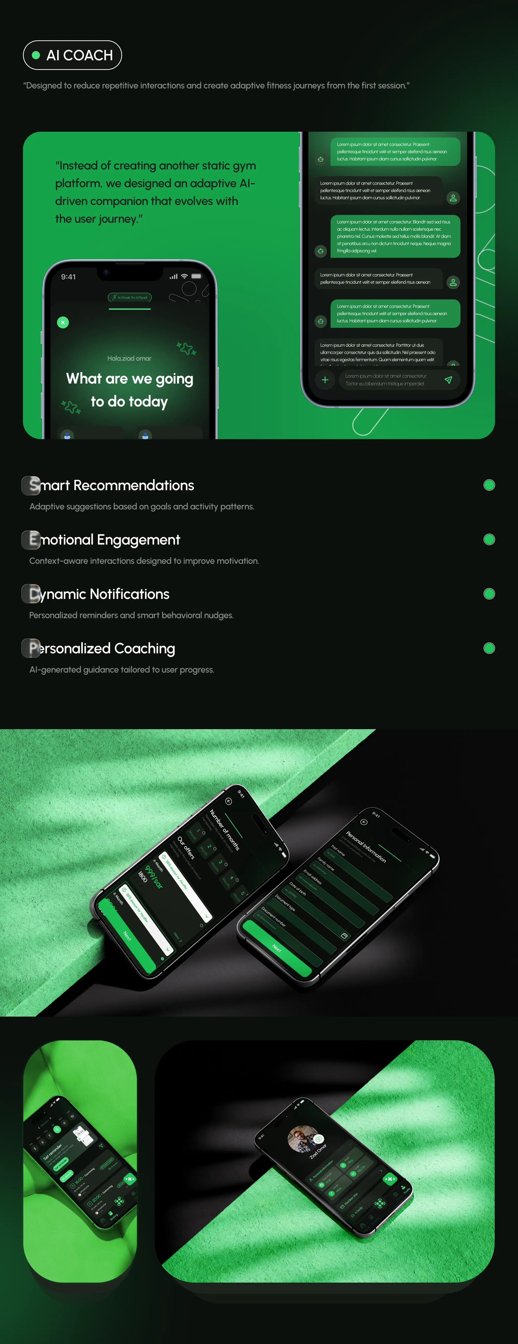 Zidne App، صورة 05: AI Coach