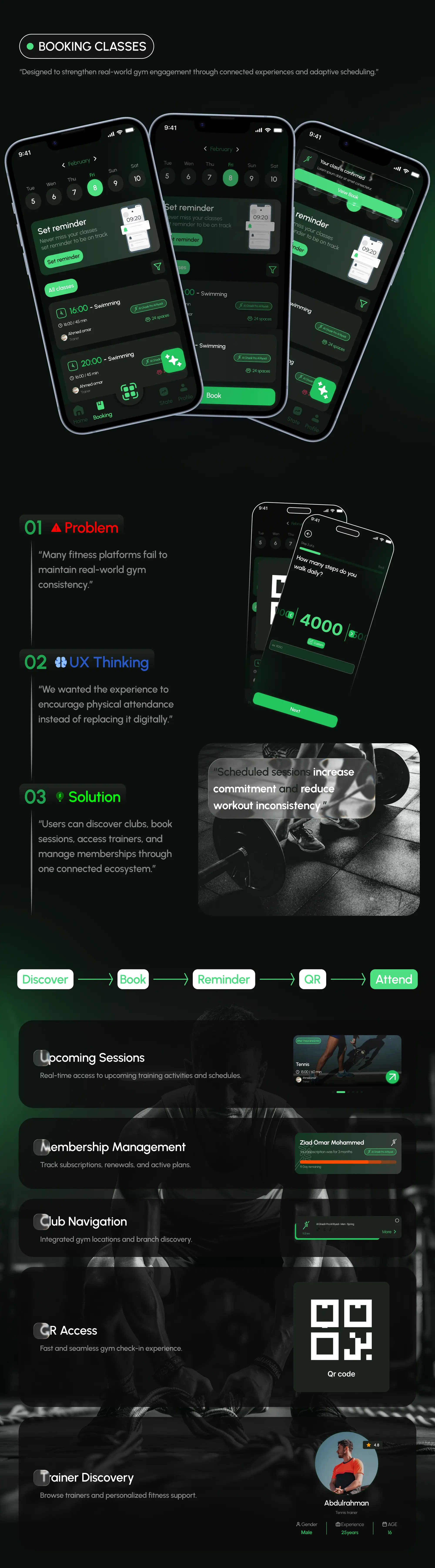Zidne App، صورة 07: Booking Classes