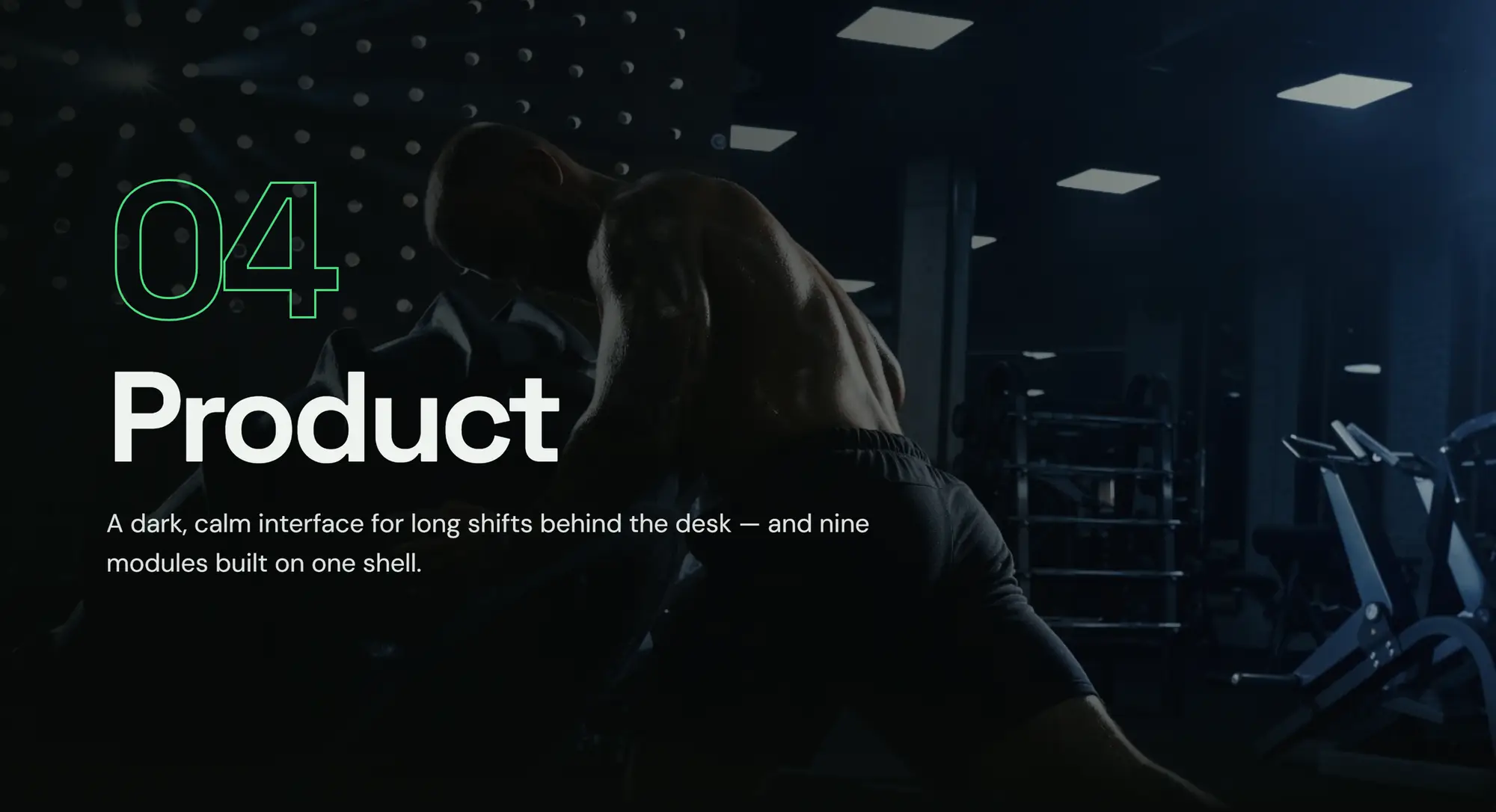 Zidne CRM, slide 46: 04 Product